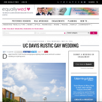 UC Davis Rustic Gay Wedding