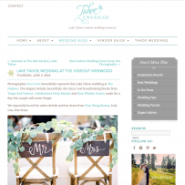 Lake Tahoe Wedding at the HideOut Kirkwood