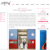 15 WAYS TO HAVE AN AMERICANA WEDDING